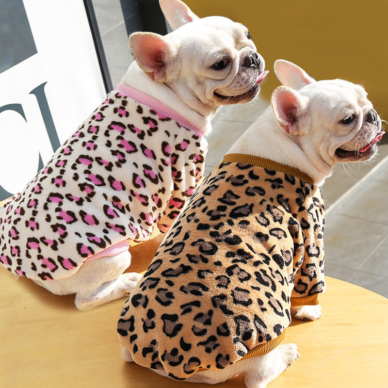 Cozy Leopard Puppy Jacket