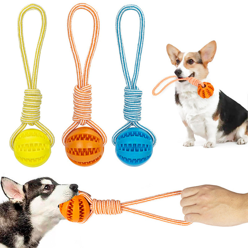 Interactive Bite-Resistant Dog Pulling Rope Toy