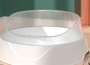 PAWQIVA™ Semi-Enclosed Litter Box