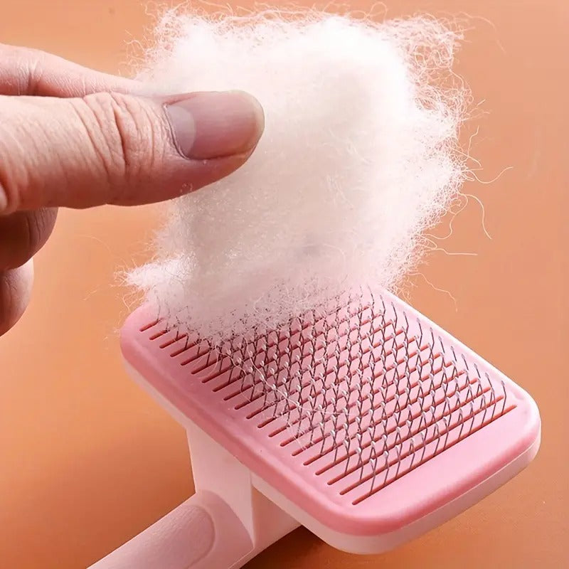 Self-Cleaning Grooming Comb