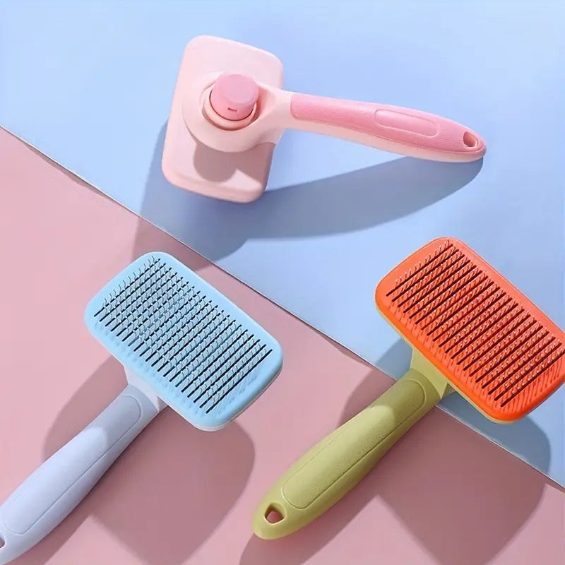 Self-Cleaning Grooming Comb
