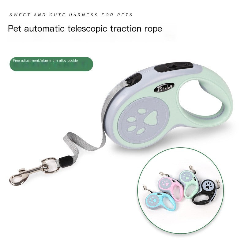 5m Retractable Dog Leash with Portable Harness