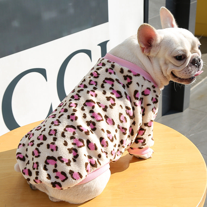 Cozy Leopard Puppy Jacket