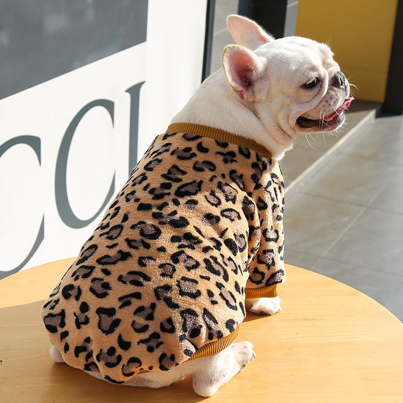 Cozy Leopard Puppy Jacket