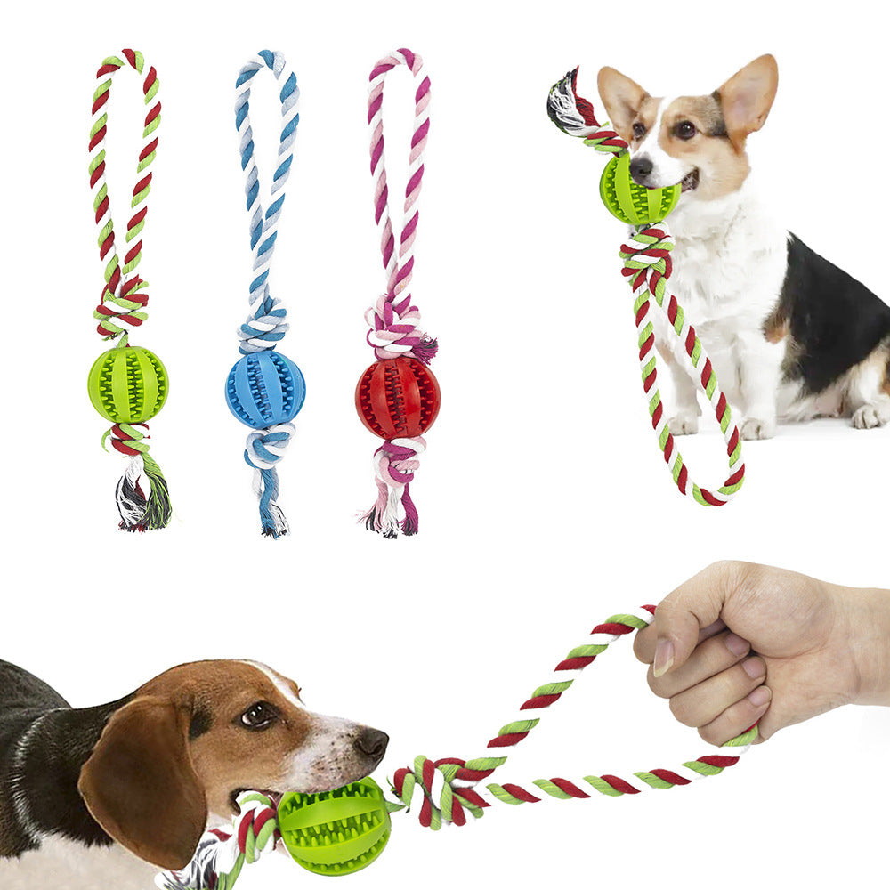 Interactive Bite-Resistant Dog Pulling Rope Toy