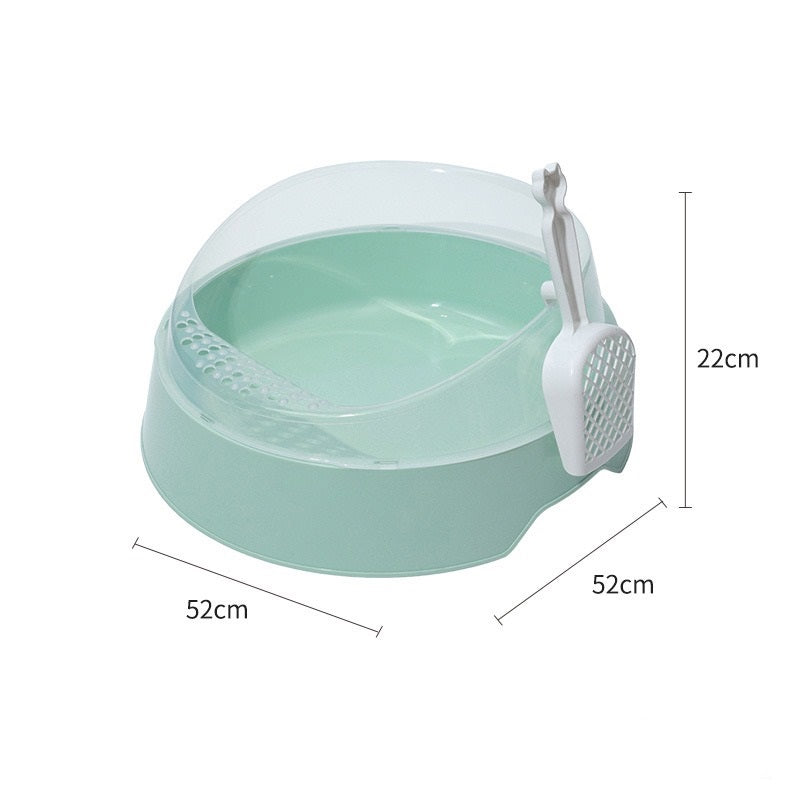 PAWQIVA™ Semi-Enclosed Litter Box