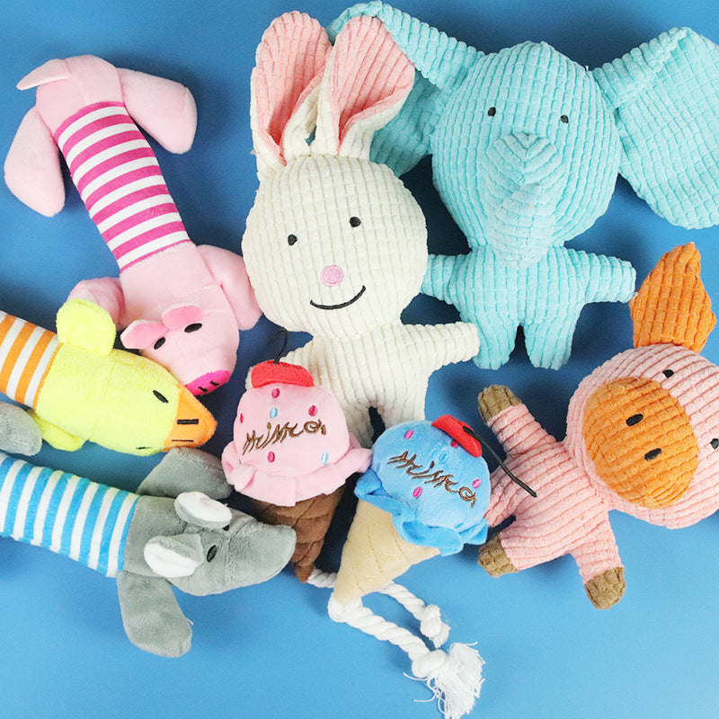 Chewable Cartoon Pet Toys